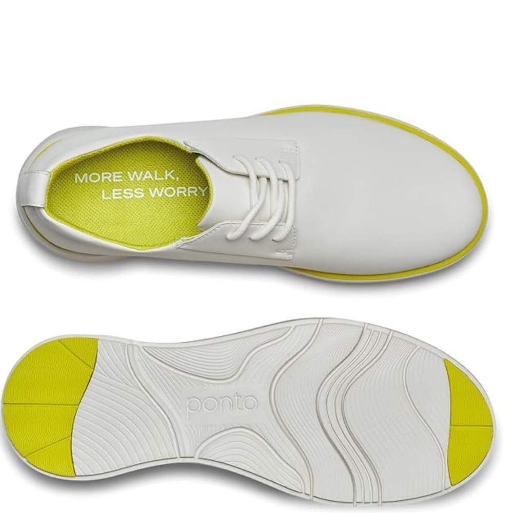 Ponto White‎ Pacific Oxford Leather Multi-Occasion Dress Shoe *Like New* Size 10
